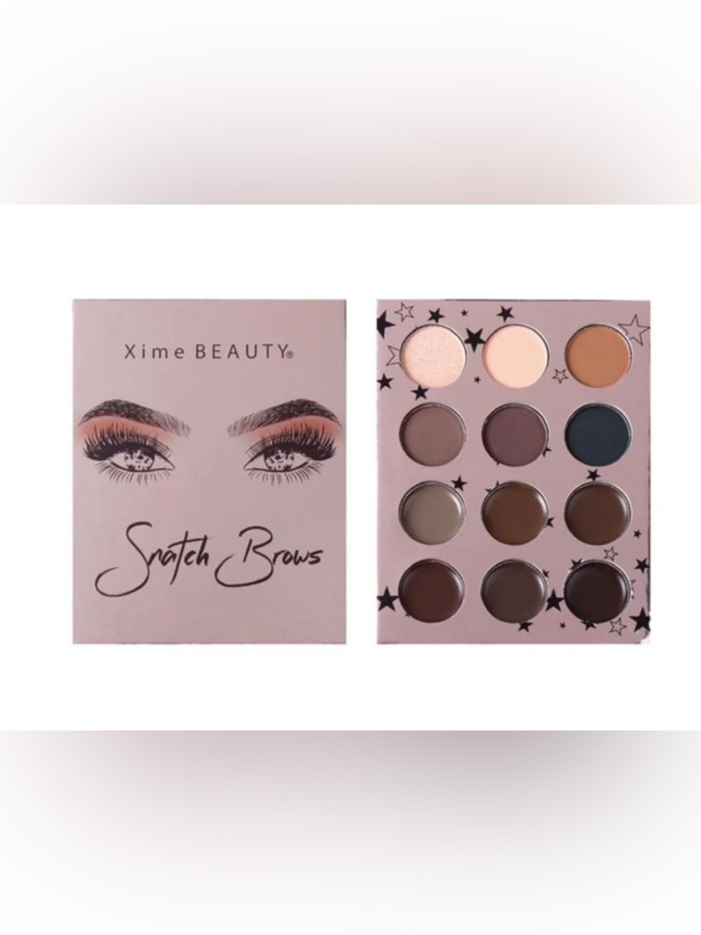 Xime Beauty Snatch Brows Palette - Neutral Brown & Taupe Shades